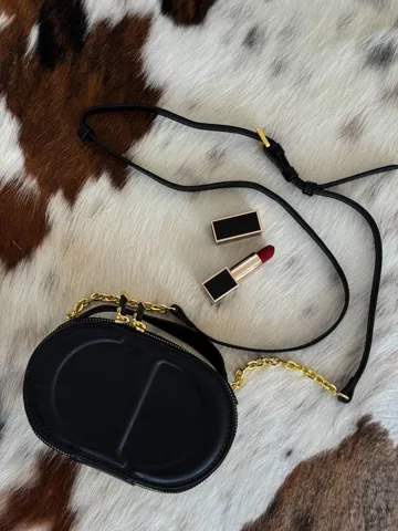 Dior CD Signature Oval Camera Bag Black [оригінальна коробка]
